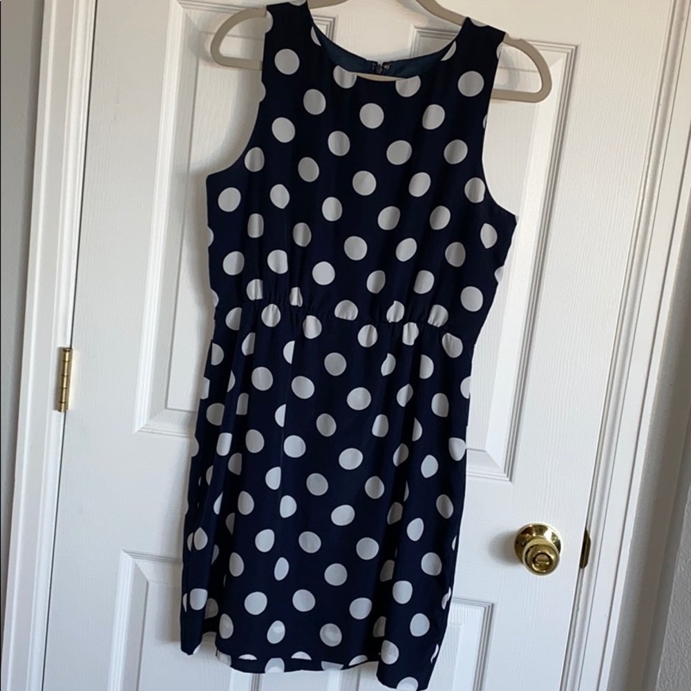 J. Crew polkadot dress